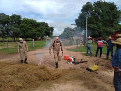 Pantaneiros participam de capacita��o de enfrentamento aos inc�ndios florestais