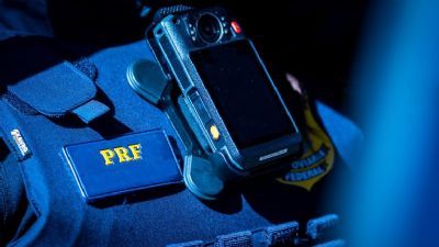 ​PRF em Sorriso passa a utilizar c�meras nas fardas e viaturas
