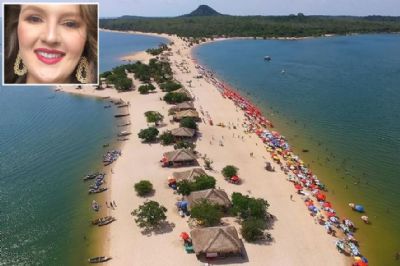 Farmac�utica de Sinop morre em praia de Alter do Ch�o