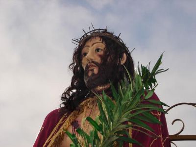Fi�is levam ben��o do Senhor Bom Jesus a hospitais