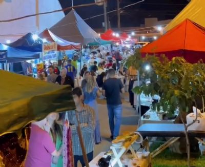 Feira com comidas regionais e artesanato � realizada em Chapada dos Guimar�es