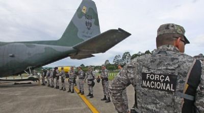 For�a Nacional desembarca em MT ap�s amea�a de invas�o de ind�genas em canteiro de obras de usina