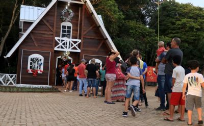 Casa do Papai Noel � aberta � visita��o no Natal dos Sonhos de Sinop