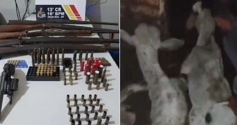 Quadrilha que roubou carga de gado � presa e 10 pessoas s�o resgatadas de cativeiro