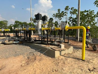 ​Gasoduto de Cuiab� deve ser entregue no in�cio do pr�ximo ano