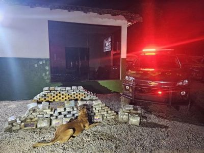 ​Gefron apreende 153 kg de drogas e gera preju�zo de R$ 1,6 milh�o ao crime organizado