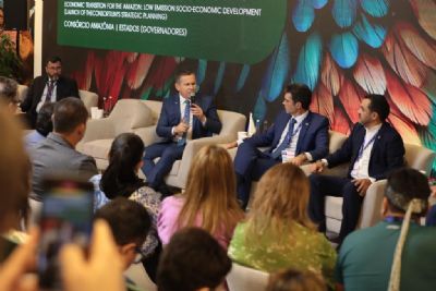 ​Mauro Mendes apresenta Mato Grosso como pot�ncia mundial na produ��o e preserva��o ambiental