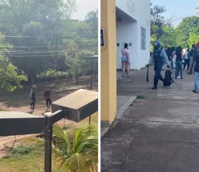 ​Homem invade UFMT com fac�o na m�o e causa p�nico
