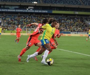 �Jogos da sele��o feminina em Cuiab� incentivam e impulsionam o esporte no Estado