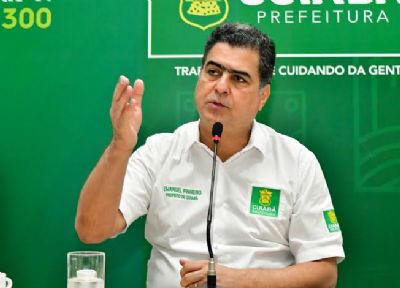 �Acho que daria Emanuel Pinheiro�, diz prefeito sobre possibilidade de nova elei��o