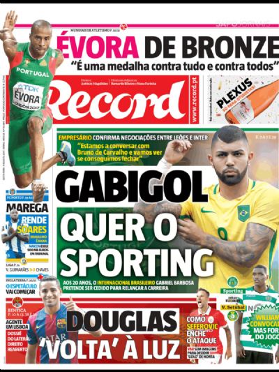 Empres�rio diz que Gabigol quer jogar no Sporting, que negocia com a Inter