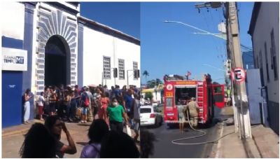 Ganha Tempo � evacuado ap�s princ�pio de inc�ndio