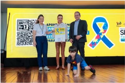 Primeira-dama de MT destaca a conquista da emiss�o de mil credenciais e selos para pessoas com autismo