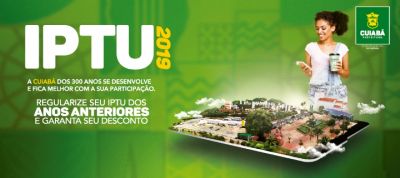 Prazo para pagamento da cota �nica com desconto do IPTU 2019 termina amanh� (30)