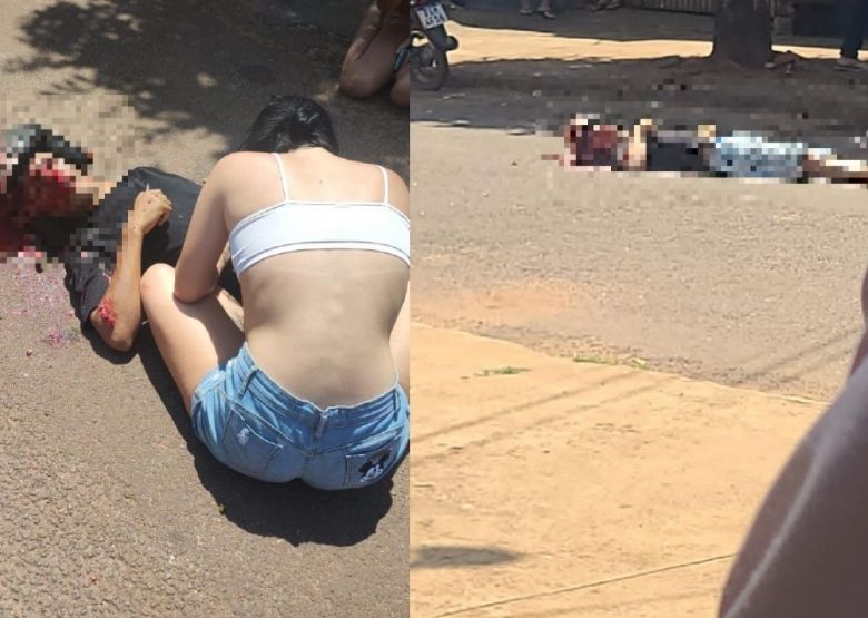 Irm�os s�o executados a tiros enquanto chegavam em supermercado
