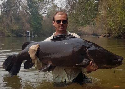 Pescador fisga ja� de aproximadamente 70 kg em rio de Mato Grosso