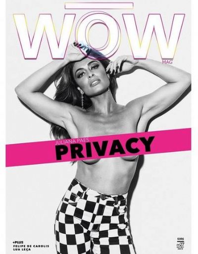 Juliana Paes faz ensaio de topless e revela talento secreto