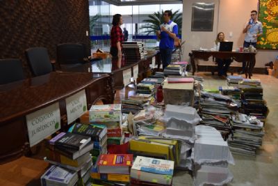 TJMT arrecada mais de 500 kg de papel para reciclagem