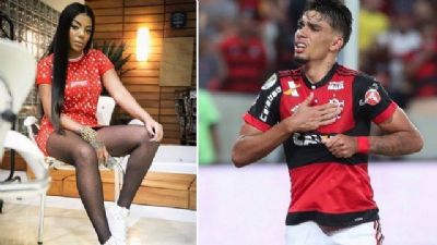 Ludmilla vive affair com jogador do flamengo, Lucas Paquet�