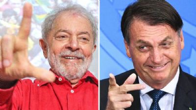 Pesquisa aponta Lula com 50% no 2� turno, e Bolsonaro, 43%