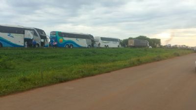 MT registra bloqueios em rodovias por apoiadores de Bolsonaro