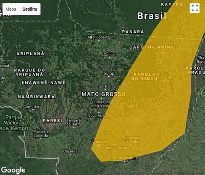 Alerta: previs�o de tempestade em 37 munic�pios de MT