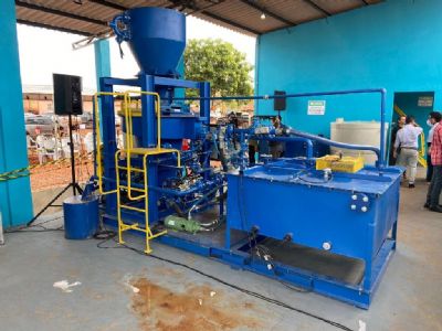Sema licencia 1� garimpo com m�quina de apura��o de ouro sem merc�rio do pa�s