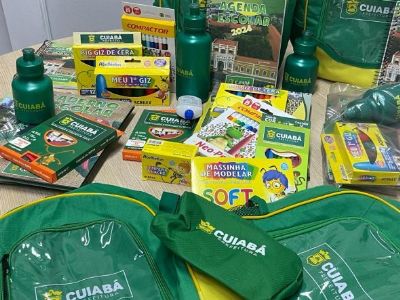 Cuiab� inicia entrega de materiais escolares nas unidades que atendem a Educa��o Infantil