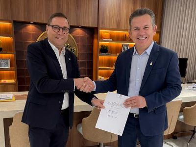 Mauro Carvalho toma posse no Senado e F�bio Garcia assume Casa Civil