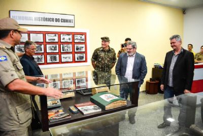 Corpo de Bombeiros comemora 55 anos com inaugura��o de Memorial Hist�rico