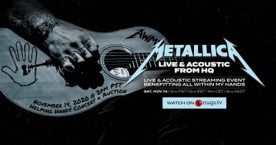 Metallica revela pr�via de sua live ac�stica beneficente