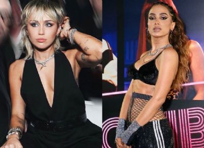 Miley Cyrus anuncia Anitta como convidada de sua live no Instagram