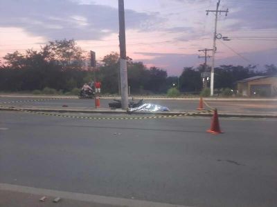 ​Jovem morre em colis�o de moto contra poste em V�rzea Grande