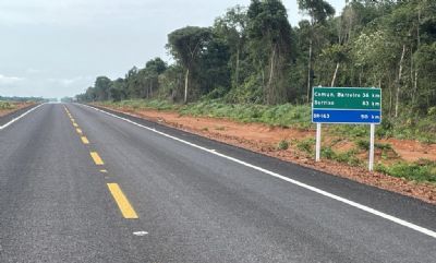 ​Estado investe R$ 62 milh�es e finaliza novo trecho de asfalto de rodovias que facilita escoamento de produ��o
