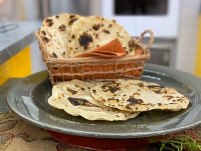 Naan: P�o Indiano Sem Fermento