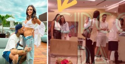Neymar foi visto acompanhando ultrassom de Bruna Biancardi em mar�o