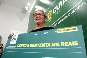 Prefeitura de Cuiab� entrega R$ 92 mil em premia��es da Nota Cuiabana