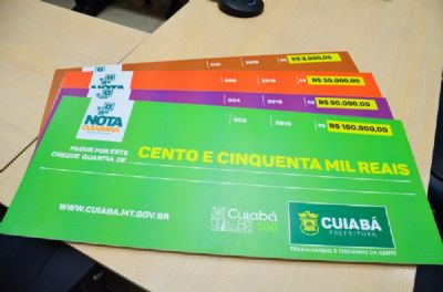 ​Prefeitura divulga cronograma da Nota Cuiabana Premiada 2024 com pr�mio de at� R$ 200 mil