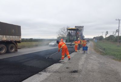 BR-163/364 ter� seis interven��es para obras nesta semana
