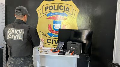 Pol�cia cumpre mandados contra investigados por furtos, recepta��o e tr�fico de drogas