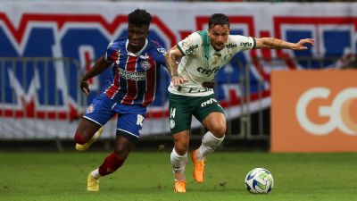 ​Palmeiras perde a invencibilidade para o Bahia no Brasileir�o