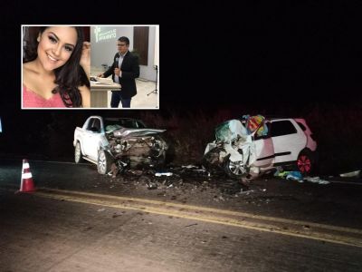 ​Pastor e gr�vida morrem em grave acidente na BR-163