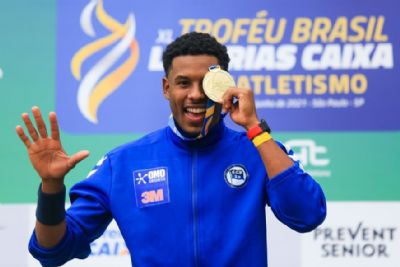 ​Destaques do atletismo competem no Trof�u Brasil em Cuiab�