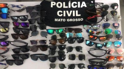Primeira opera��o de combate a pirataria do ano apreende 154 r�plicas de �culos na Capital