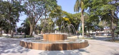 ​Revitaliza��o da pra�a central de Chapada ser� entregue em 5 de dezembro