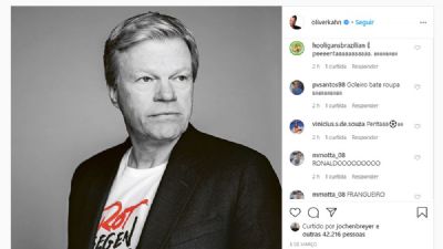 No clima da final da Copa de 2002, brasileiros tiram sarro em p�gina de Oliver Kahn em rede social