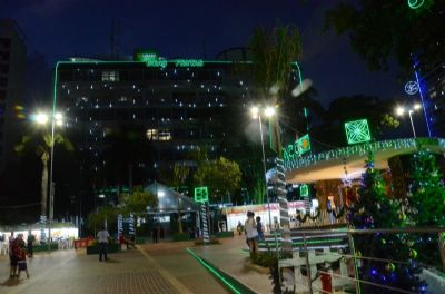 Proje��o mapeada chega ao Natal Iluminado neste s�bado