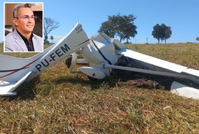 Advogado e piloto morrem em queda de avi�o de pequeno porte