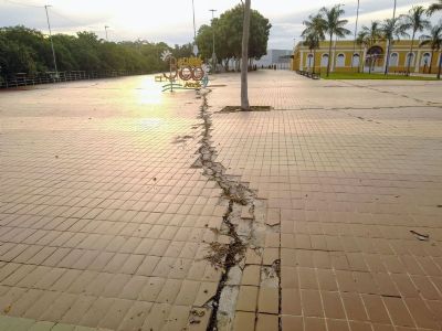 ​Prefeitura identifica rachaduras e Orla do Porto passar� por reforma completa
