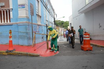 Parceria entre Prefeitura e lojistas intensifica a revitaliza��o do Centro Hist�rico